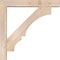 Ekena Millwork Balboa Block Smooth Bracket w/ Offset Brace, Douglas Fir, 5 1/2"W x 32"D x 32"H BKT0604X32X32BOA05SDF - alternate 3